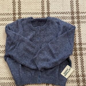 BNWT daily drills navy heather cardigan size M/L